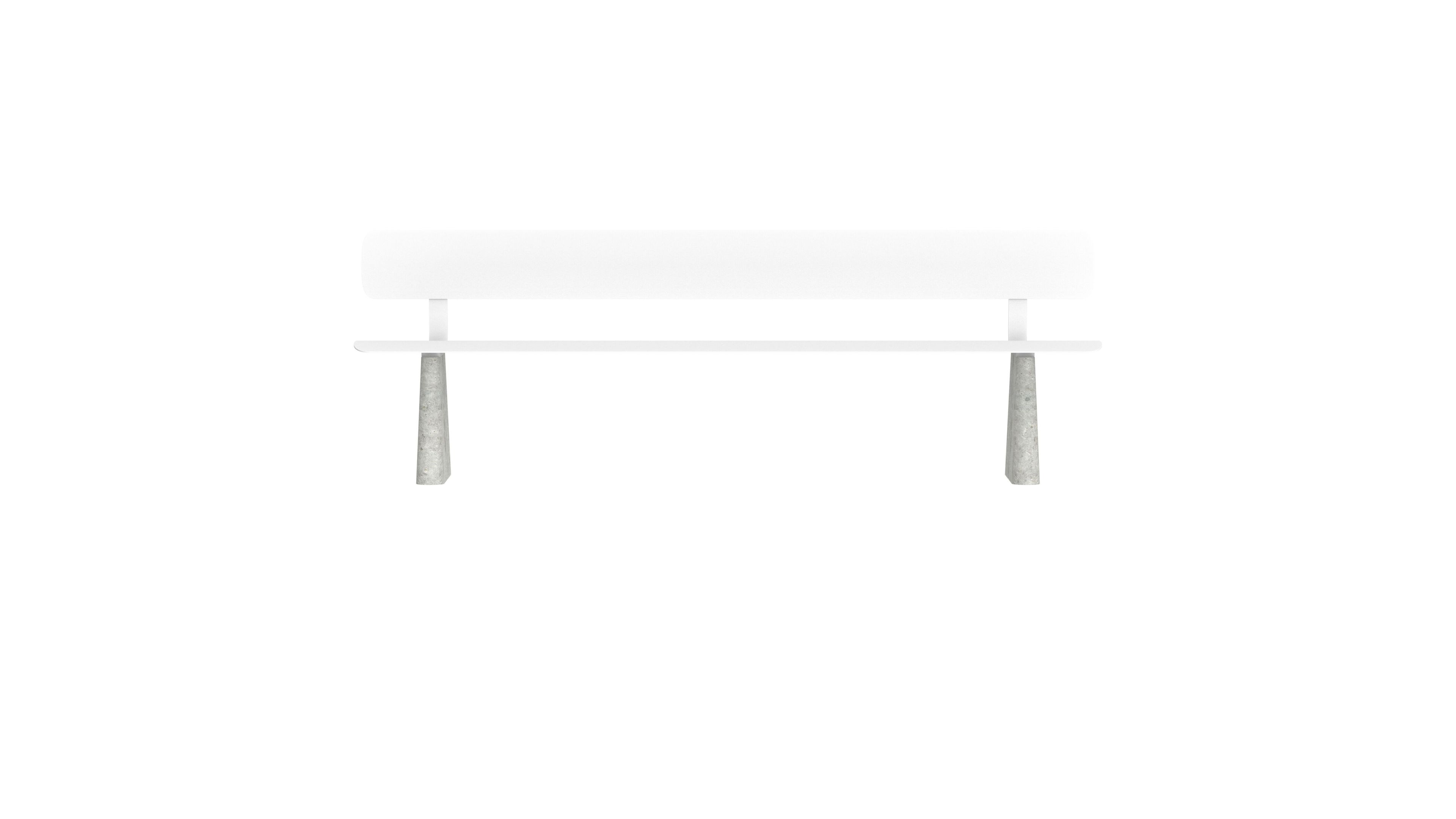 Стальная скамья с порошковым покрытием со спинкой FUNCTIONALS BEN ARCH-00041367 - Вид №30