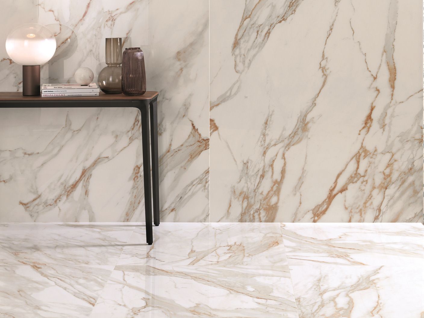 Пол / керамогранит с мраморным эффектом FAP ceramiche Roma Gold ARCH-00044009