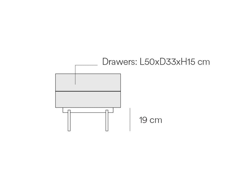 Прикроватная тумбочка из МДФ TEULAT восемь ARCH-00000320 - Вид №6
