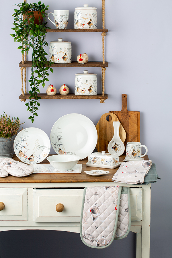 P_0059.633 Емкость для хранения сахара country hens 650 мл Price&Kensington  - Вид №6