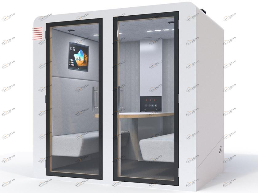 SBS Silence Business Solutions Акустическая будка с мультимедийным подключением на 6 человек Procyon sun-id-1469740