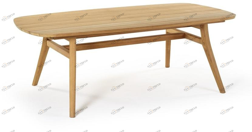 Royal Botania Раздвижной прямоугольный стол из тика Zidiz sun-id-1399626