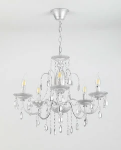 Подвесная люстра Rivoli Argento 2013-205 RIVOLI ДИЗАЙНЕРСКИЕ, ARGENTO 337117 Серебро