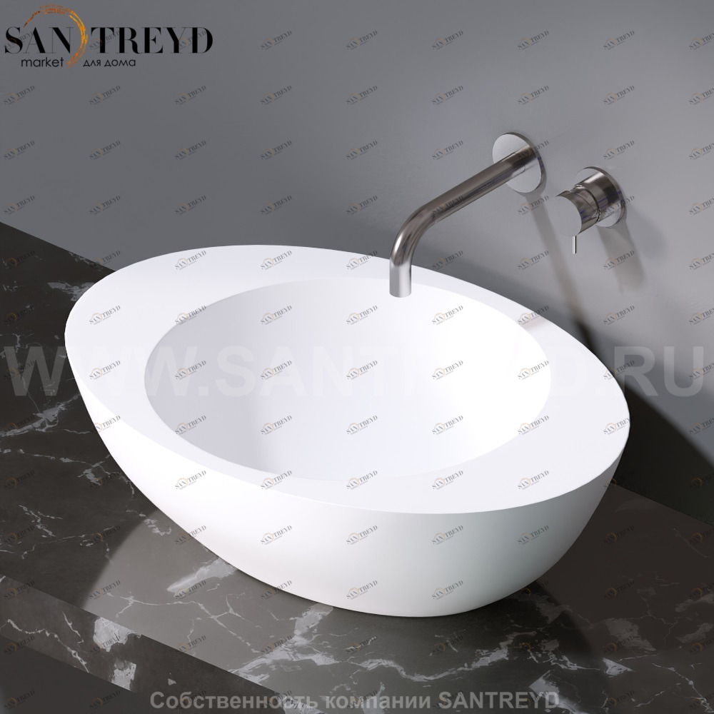 L269.101 Накладная раковина на столешницу  овальная A. e T. Italia ACCENT AeT ITALIA