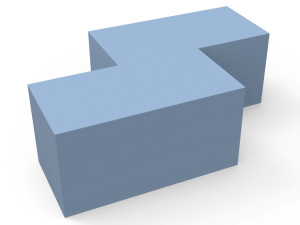 Модульная скамья из пены QM без спинки