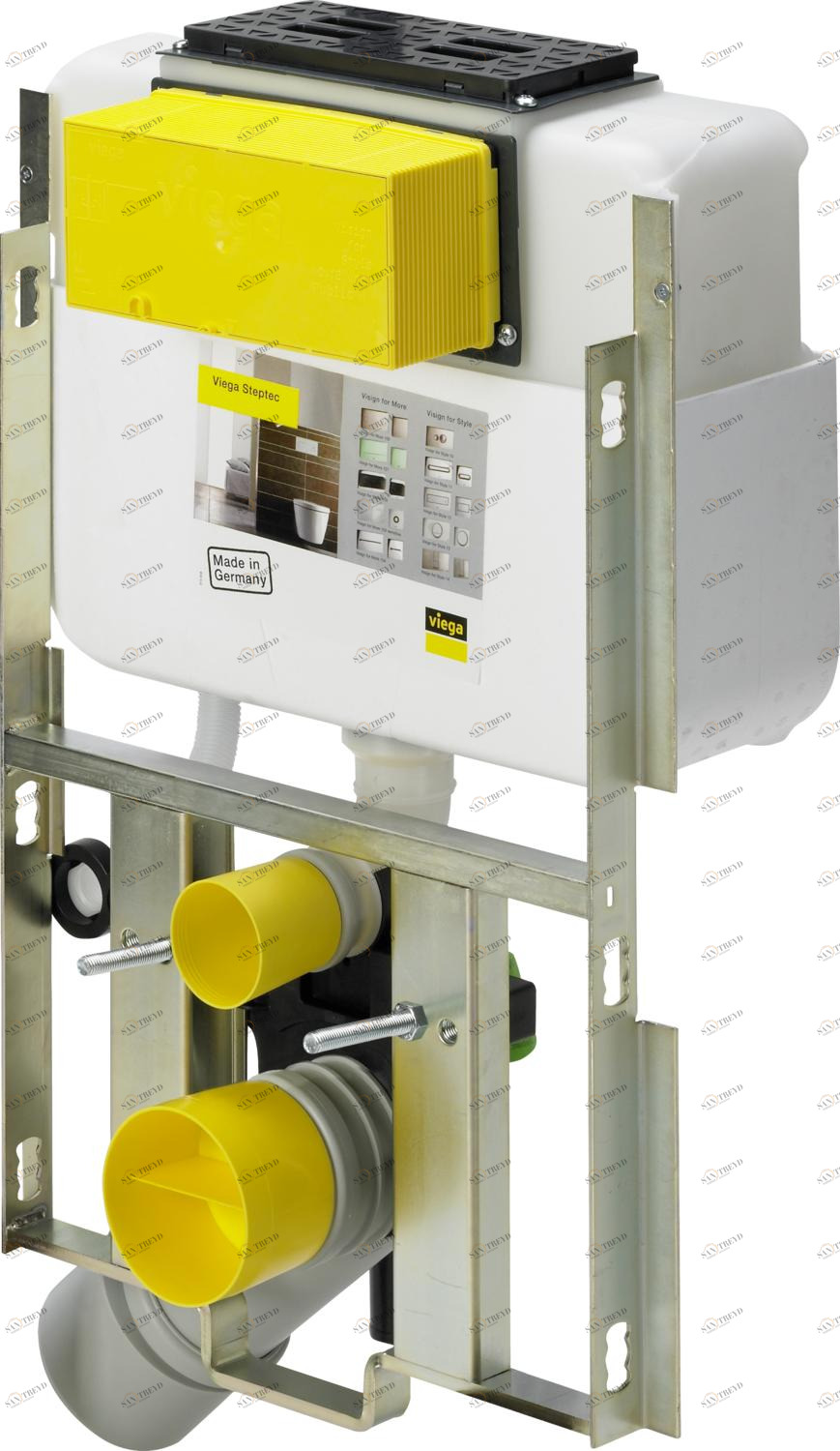 Системная техника  Steptec  Элементы для унитазов, модули для унитазов  Сверху VIEGA 718 978 1) Модель 8430.18 Santreyd 