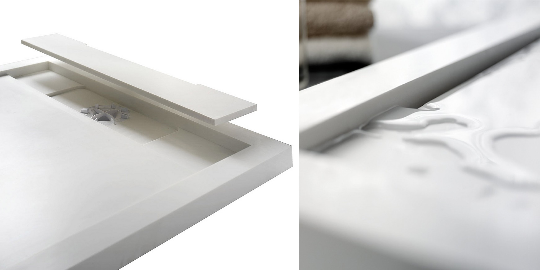 Душевой поддон Blu Bleu Flow 100х70 Karolitalia 144 - Вид №1