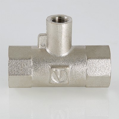VTr.250.N.0004 Тройник для подключения датчика температуры Valtec 1/2" х M10 х 1/2"  - Вид №8