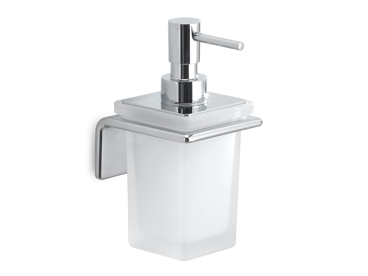 Диспенсер для мыла из нержавеющей стали и стекла GEDY Il Giglio ARCH-00076519