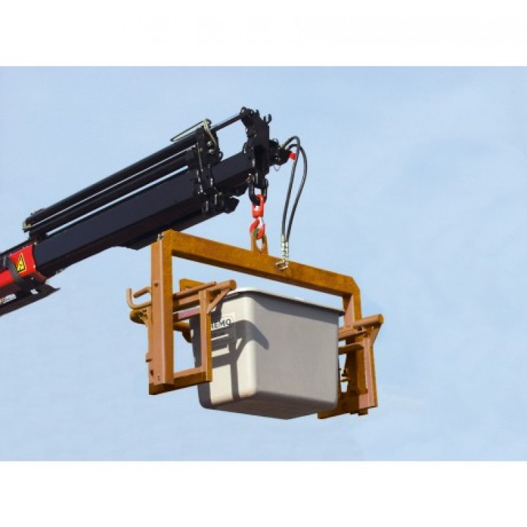 7738 СЕМО Гидравлическая загрузочная рама для контейнеров CEMO GRP Grit 400 л. Вес 120 кг  - Вид №1