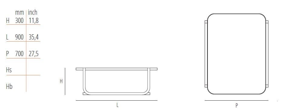 Стеклянный журнальный столик Wiener GTV Design DUET ARCH-00030459 - Вид №6