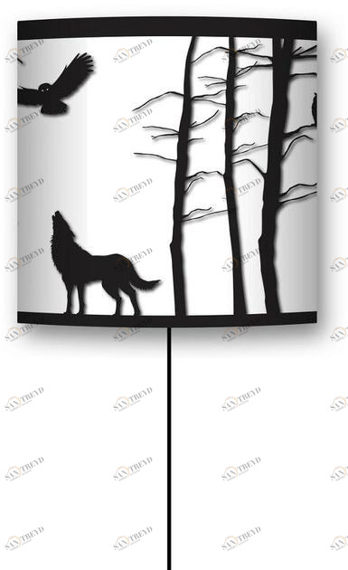 CONCEPTUWALL Цилиндрический абажур Foret enchantee sun-id-1505733