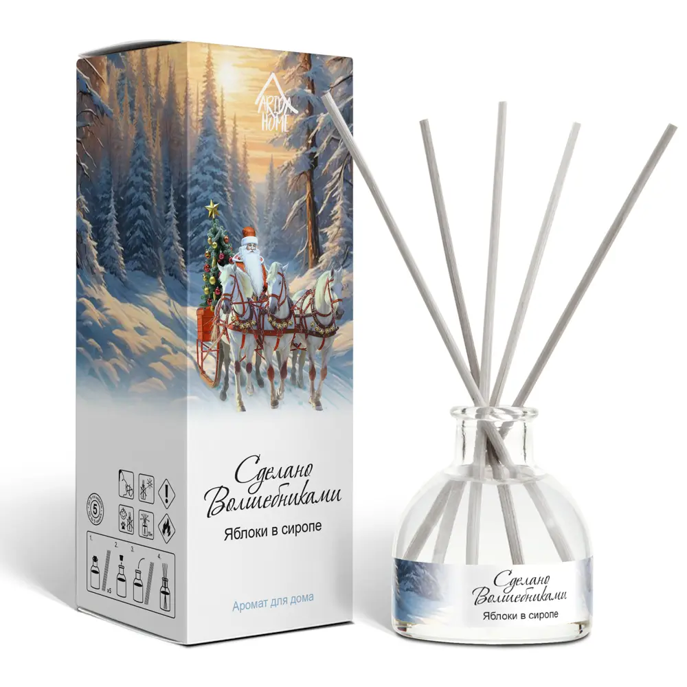 Ароматический диффузор ARIDA HOME 'Яблоки в сиропе' 50 мл 89436798 STLM-1582619