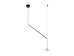 Регулируемый подвесной светильник из алебастра