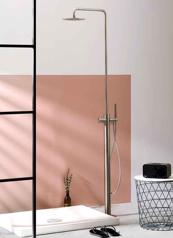 MINA Напольная душевая стойка из нержавеющей стали с душевой лейкой Synth 40802700 - Вид №1