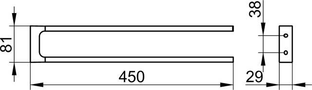 11118010000 Полотенцедержатель KEUCO Edition 11 - Вид №3