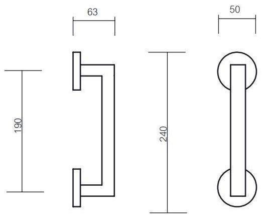 Pasini Ручка из латуни Meteor 3235 Météor - Вид №1