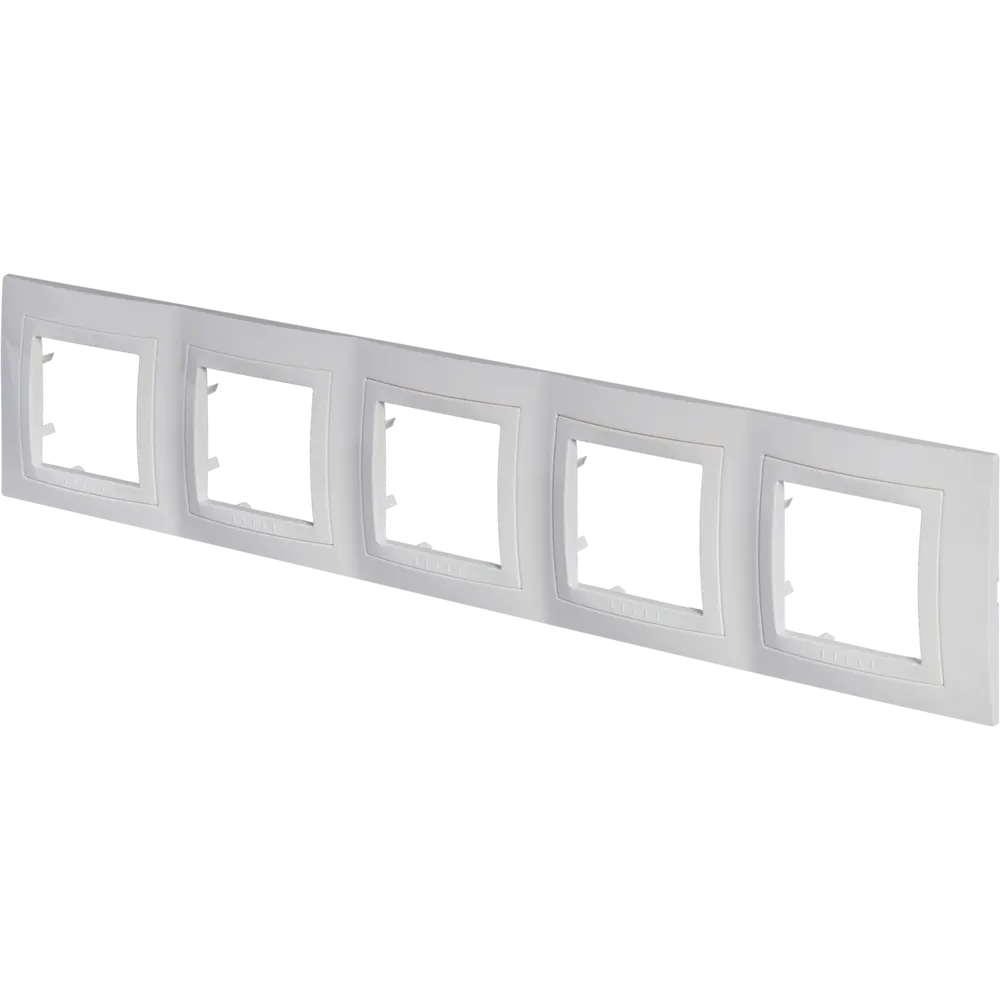 Рамка для розеток и выключателей Systeme Electric Unica 5 постов, цвет бежевый STLM-2114624 - Вид №1