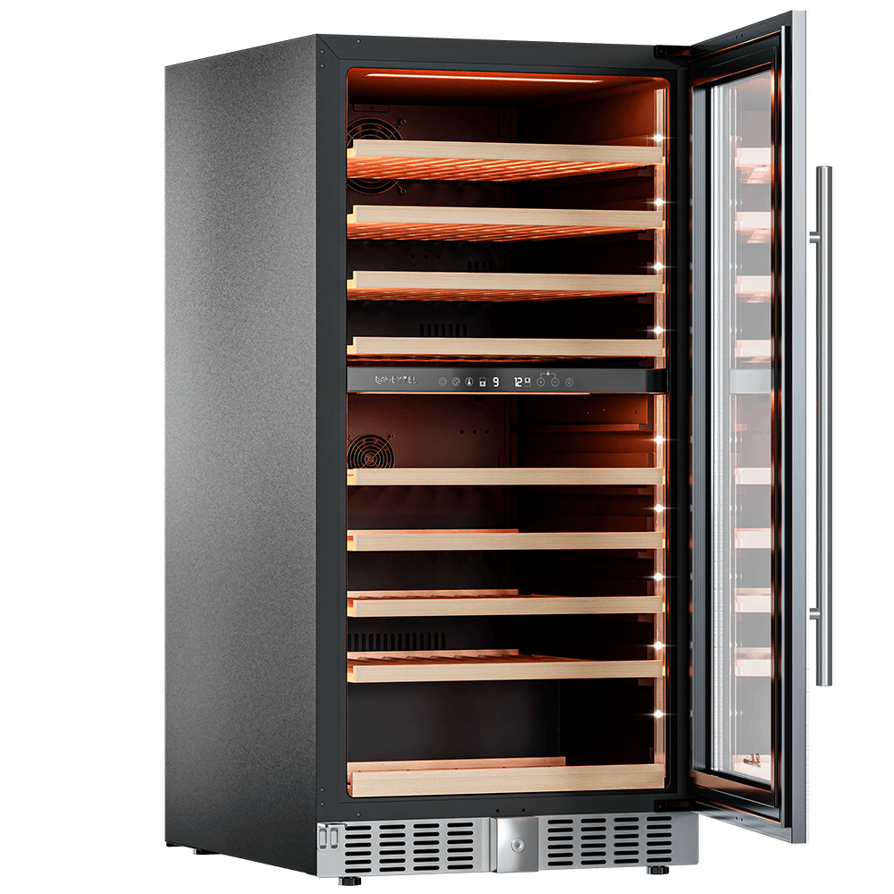 9186690 Винный шкаф Meyvel MV99PRO-KST2 серебристый STDN-0135459 - Вид №2