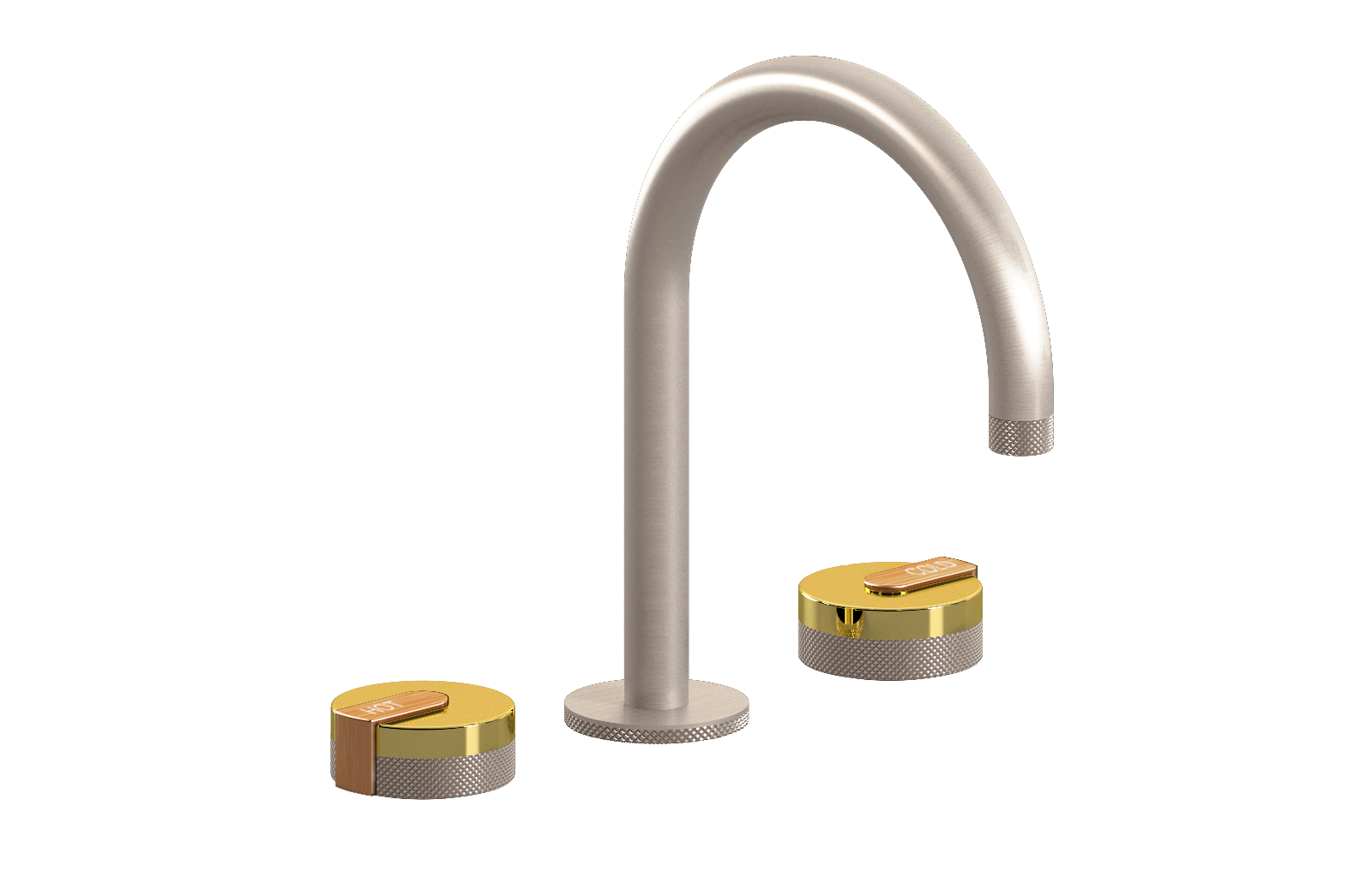 E-11512-R1AU-L1BRG-SN Смеситель для умывальника на 3 отвертия GRAFF MOD+