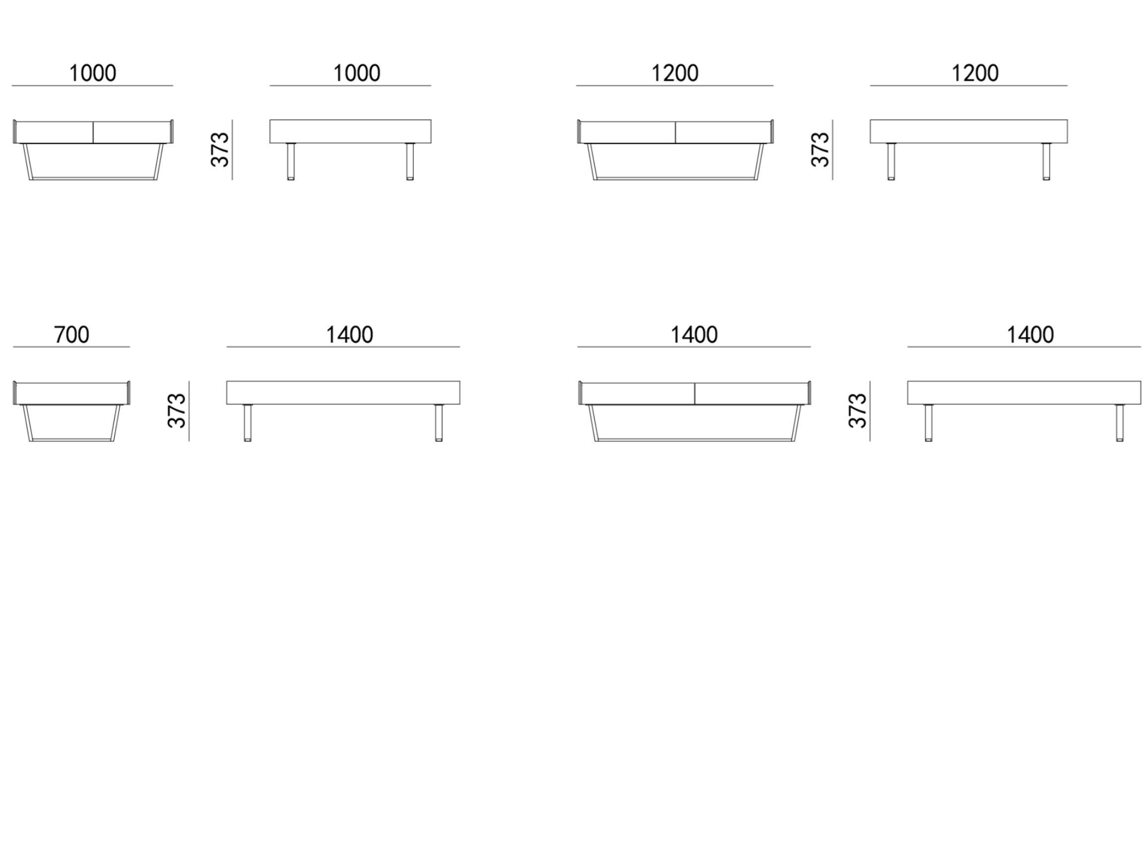 Прямоугольный журнальный столик с отсеком для хранения HC28 maison PLAN ARCH-00140239 - Вид №2