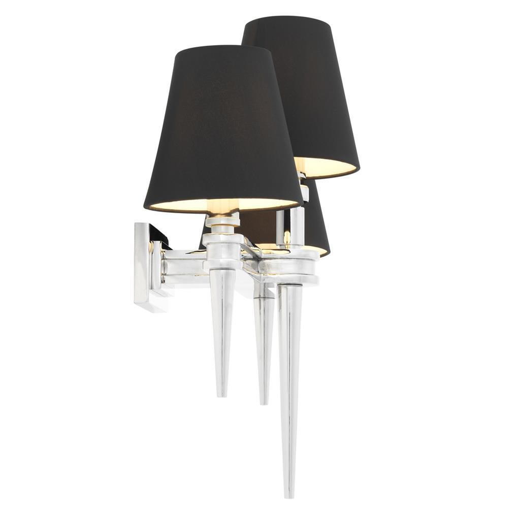 Бра Waterloo Triple от Eichholtz хром 110988 EICHHOLTZ EICHHOLTZ 059878 Хром;черный  - Вид №3