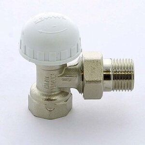 Вентиль НВ термостатический угловой для радиаторов с разъемным соединением EMMETI 1/2"