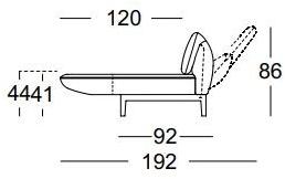 Rolf Benz Шезлонг из пелле Rolf benz 386 mera sun-id-1391679 - Вид №1