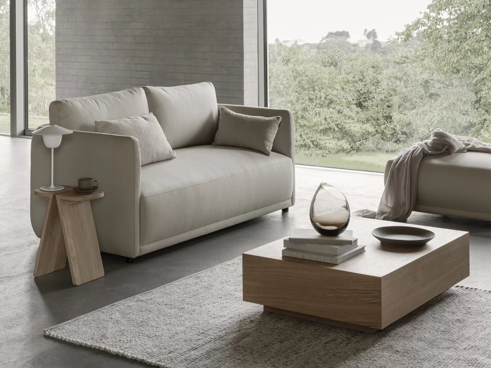 Прямоугольный журнальный столик из дуба blomus Goba ARCH-00037345 - Вид №3