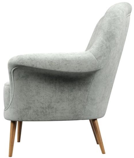 Mytto Мягкое бархатное кресло с подлокотниками Iconic sun-id-1349995 - Вид №2