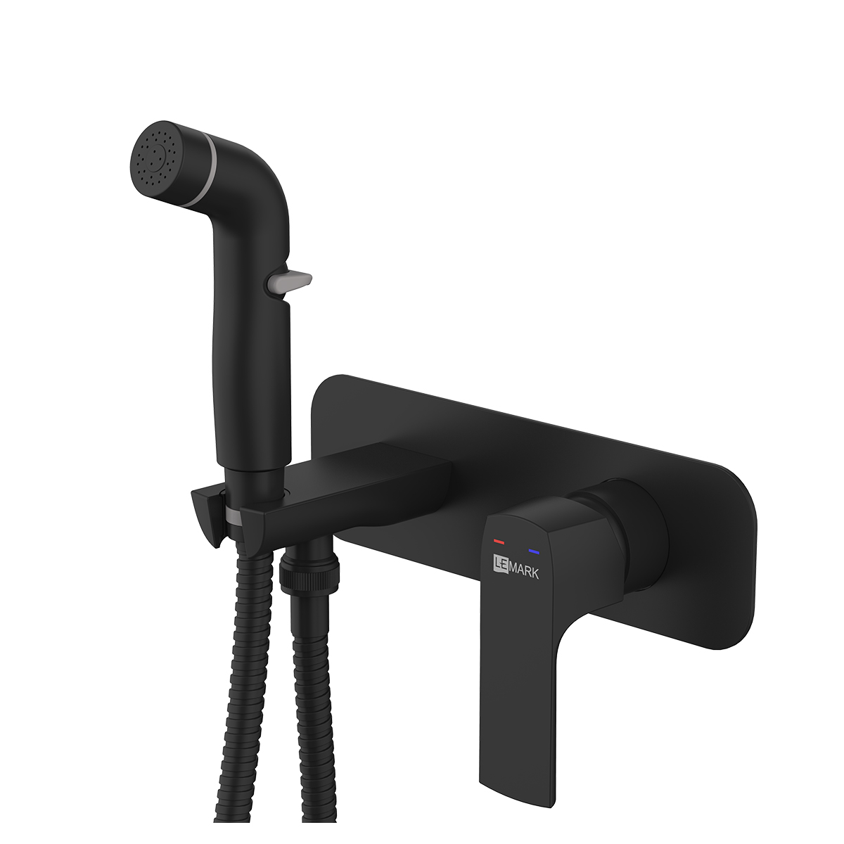 LM7220BL Смеситель Ursus с гигиеническим душем, встраиваемый LEMARK URSUS 