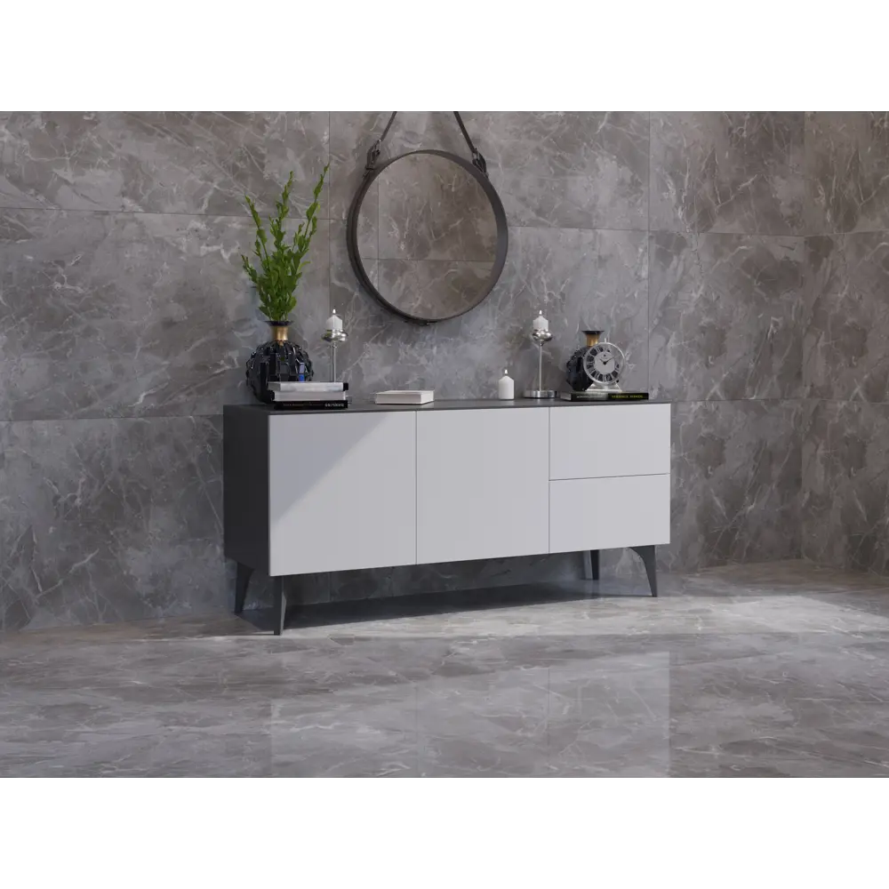 Керамогранит Grasaro Softmarble 60x120 см 1.44 м² лаппатированный цвет серый STLM-2057214 - Вид №4