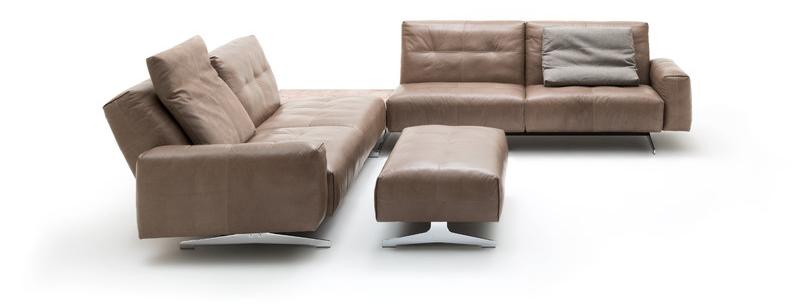 Rolf Benz Кожаный диван-санки с тафтинговым покрытием Rolf benz 50 sun-id-1407379 - Вид №2