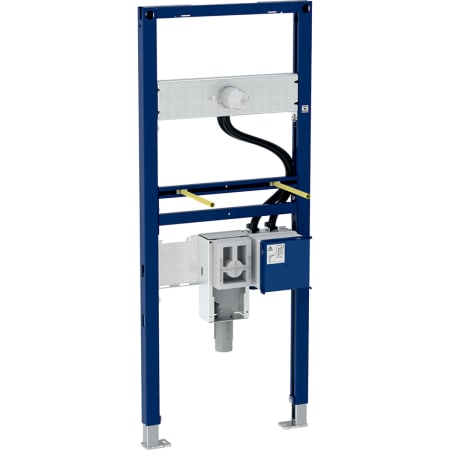 111.561.00.1 Инсталляция Geberit Duofix для раковины, 130 см, электронный встраиваемый в стену смеситель с функциональным блоком для скрытого монтажа, с внутристенным сифоном Geberit 