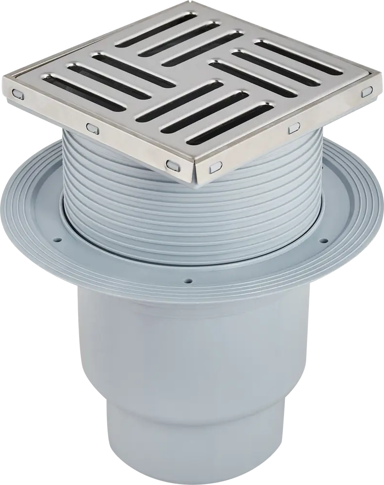 Душевой трап АНИ пласт с мокрым затвором 150×150 мм 86386103