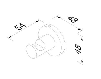 Металлическая вешалка для полотенец Geesa Nemox ARCH-00078284 - Вид №2