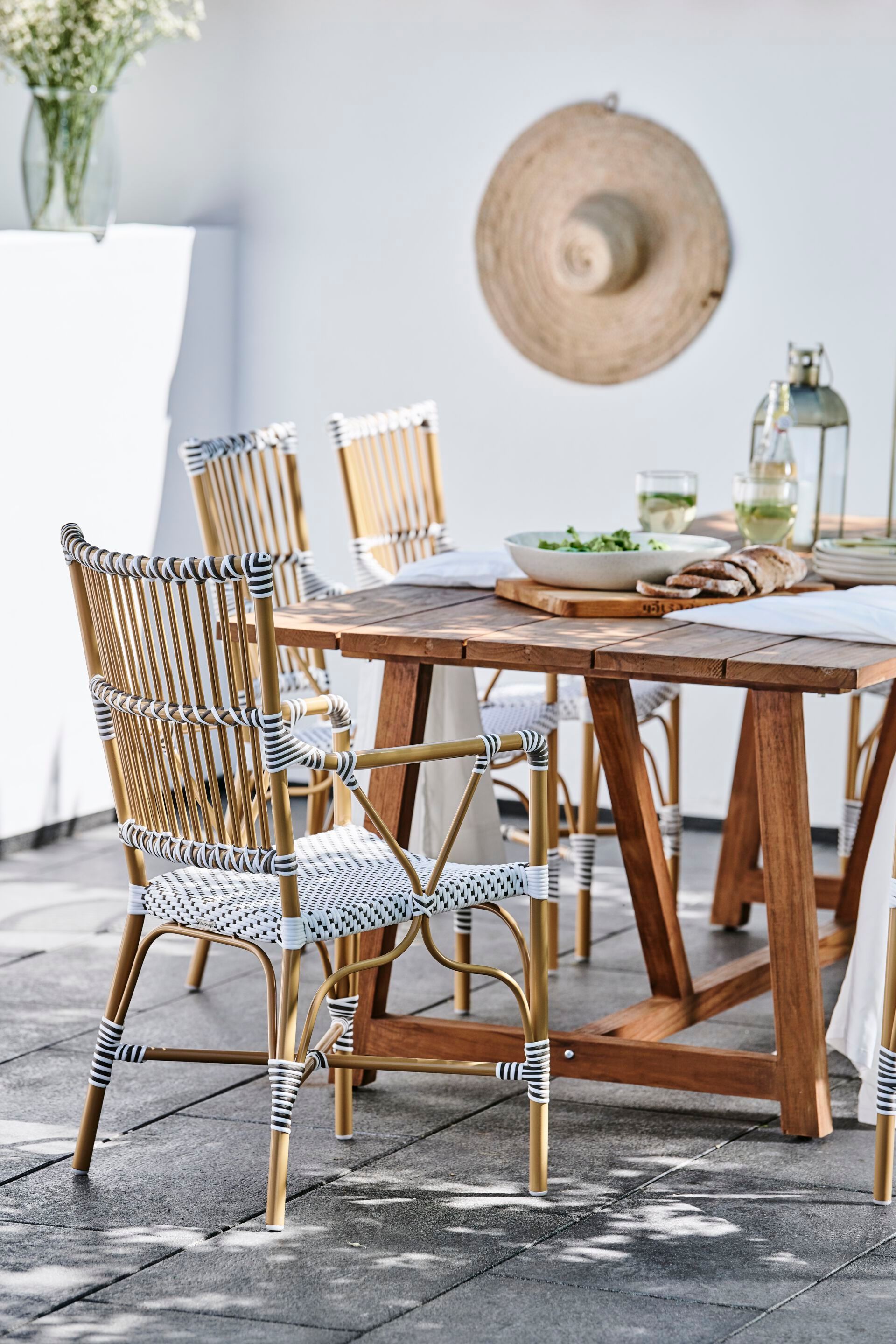 Алюминиевый садовый стул и ArtFibre с подлокотниками Sika Design Alu Affäire ARCH-00084998 - Вид №1