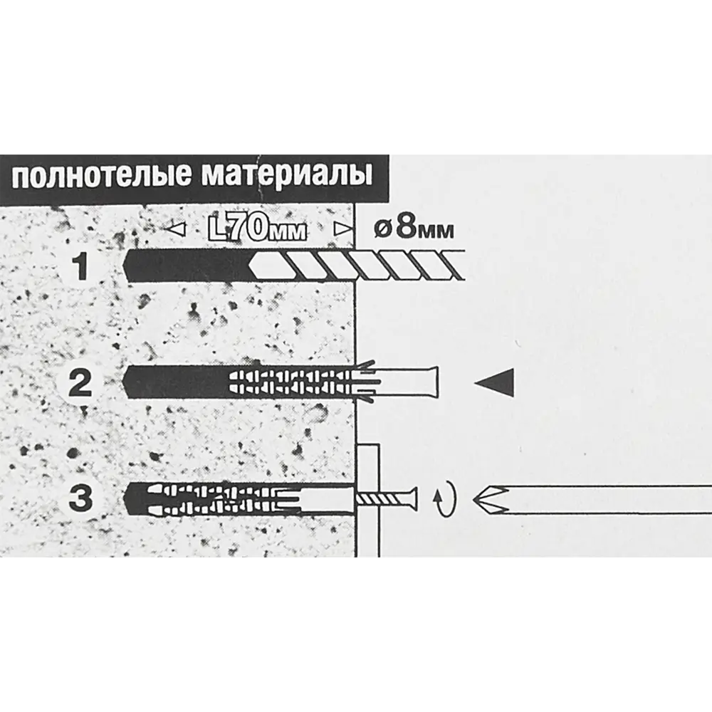 Дюбель потайной STANDERS PND L 8х65 мм для пористых поверхностей, 10 шт 83387834 STLM-0040755 - Вид №6