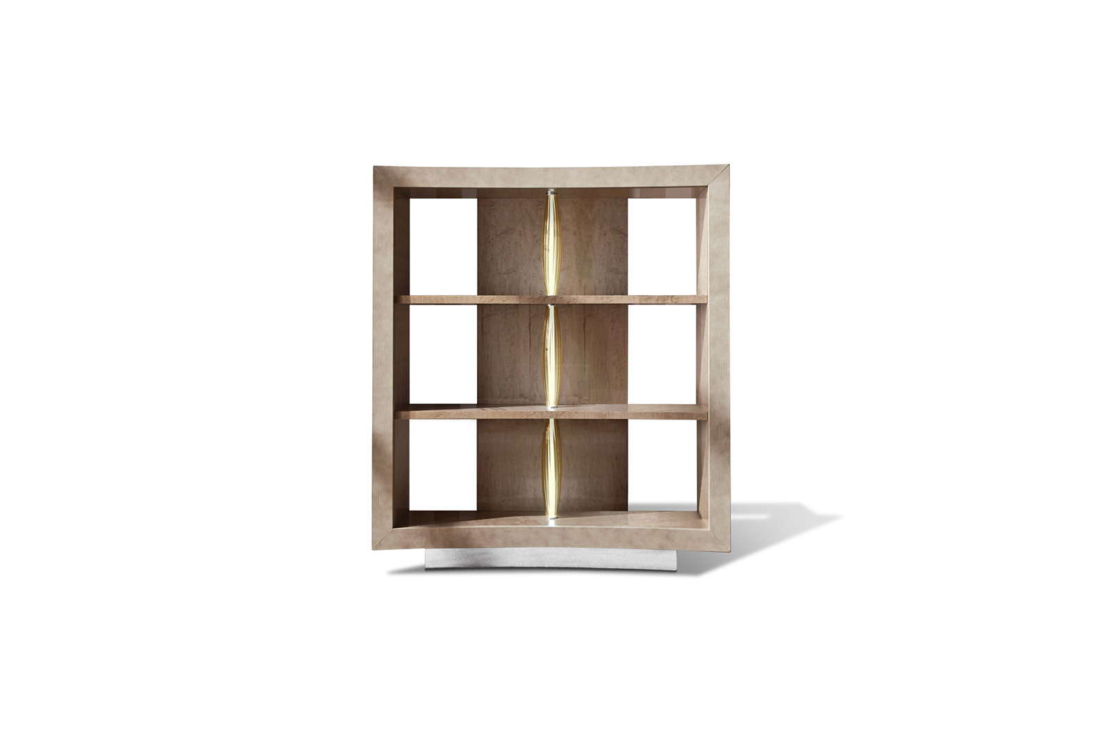 3084 Sunrise стеллаж с деревянными полками - giorgio collection 