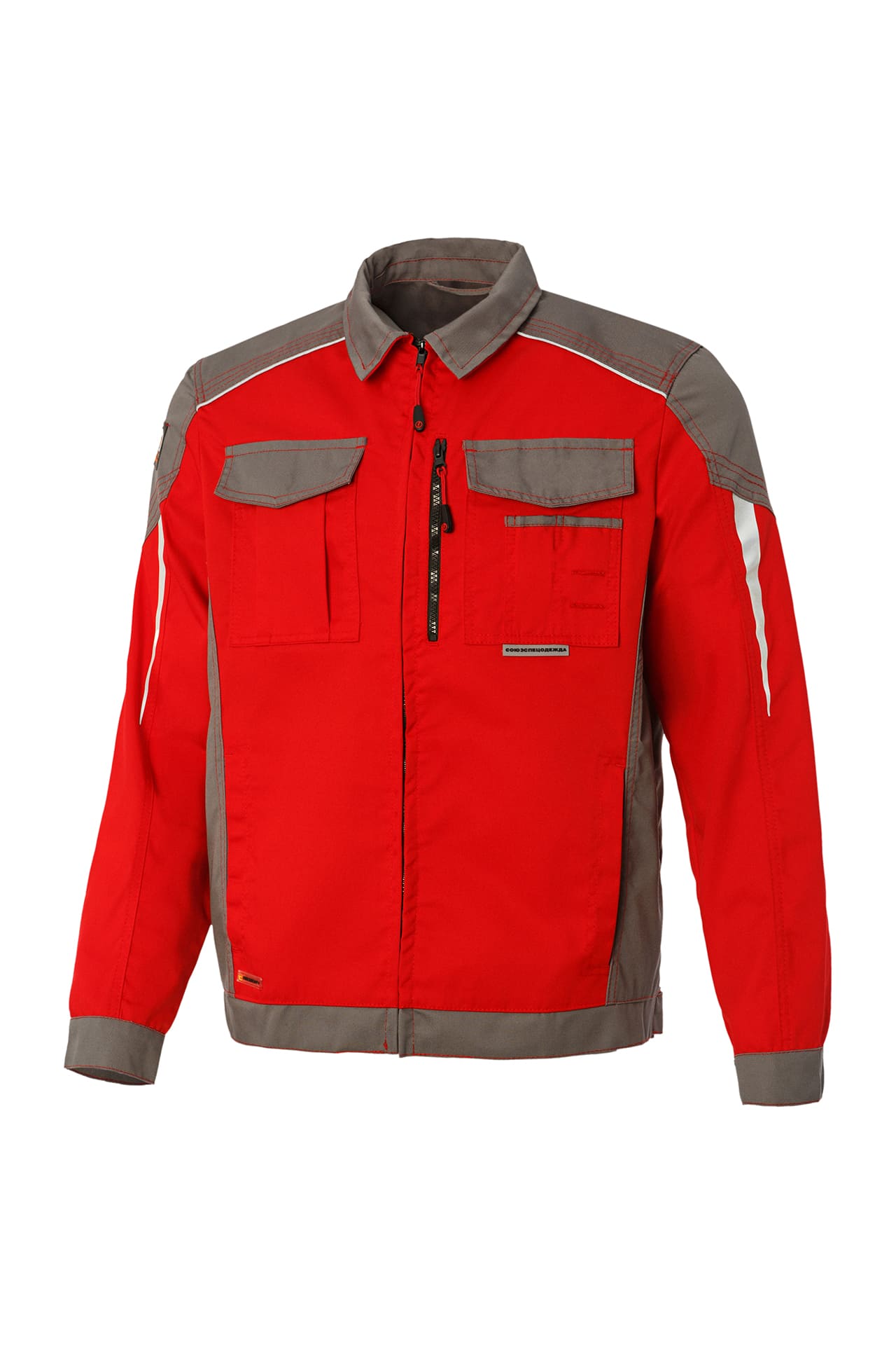 64644 Костюм  NEW 2 красный с серым STATUS  Летняя спецодежда  размер 56-58/170-176  - Вид №1