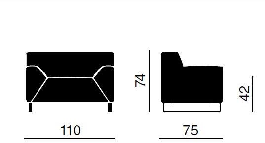 Quadrifoglio Кресло с подлокотниками Asso sun-id-1440786 - Вид №2