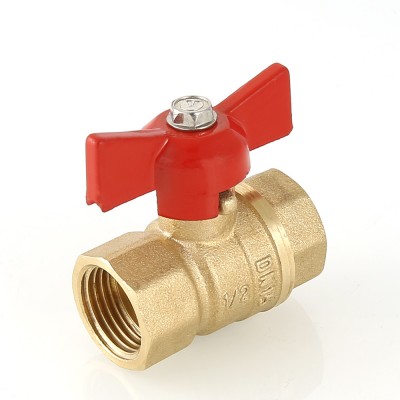 VT.122.G.05 Кран шаровой «СТАНДАРТ» с ручкой-бабочкой и внутренней резьбой Valtec 3/4"  - Вид №7