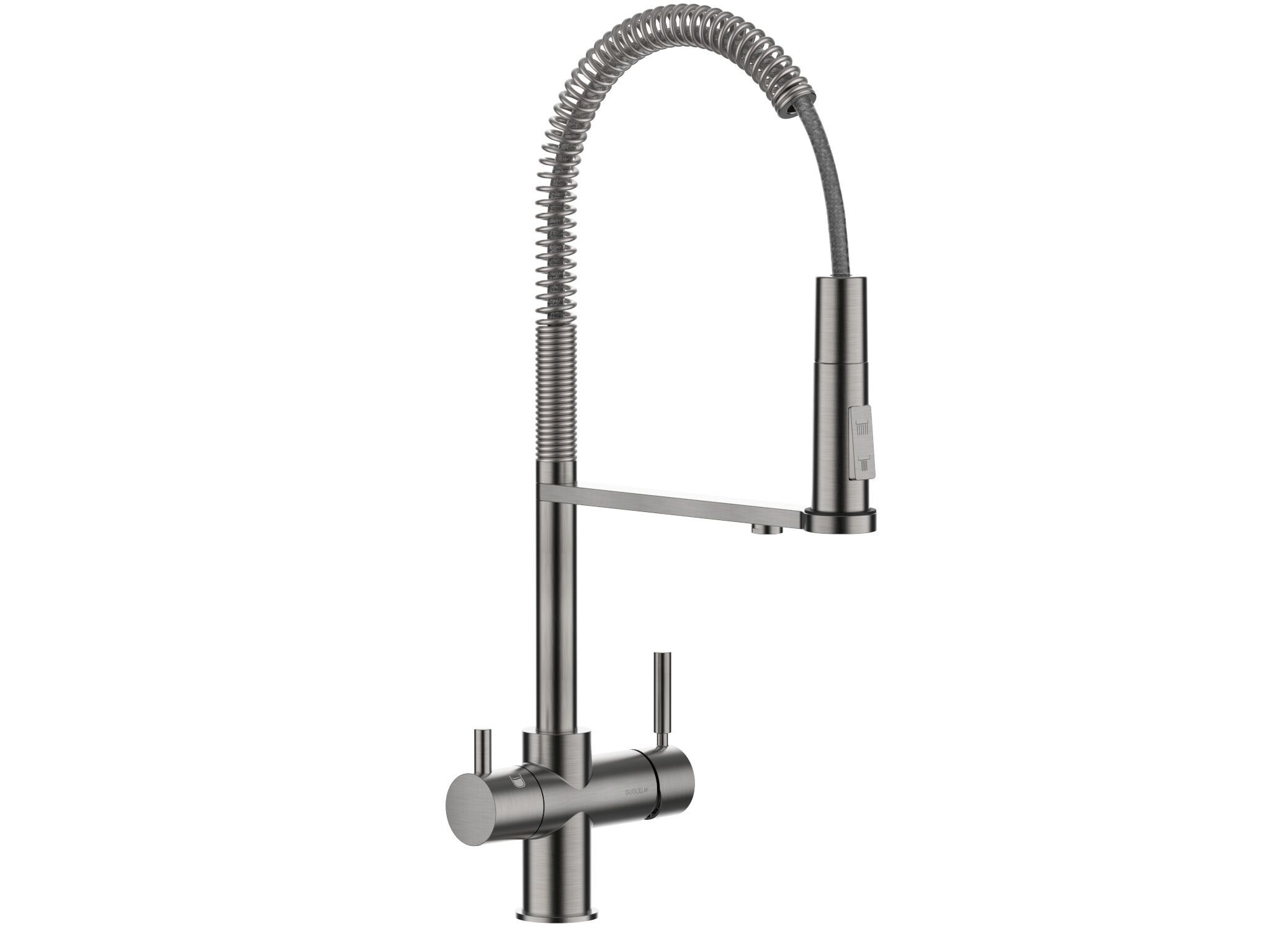 Однорычажный смеситель для кухни с выдвижным ручным душем GUGLIELMI RUBINETTERIE Pura ARCH-00145312 - Вид №1