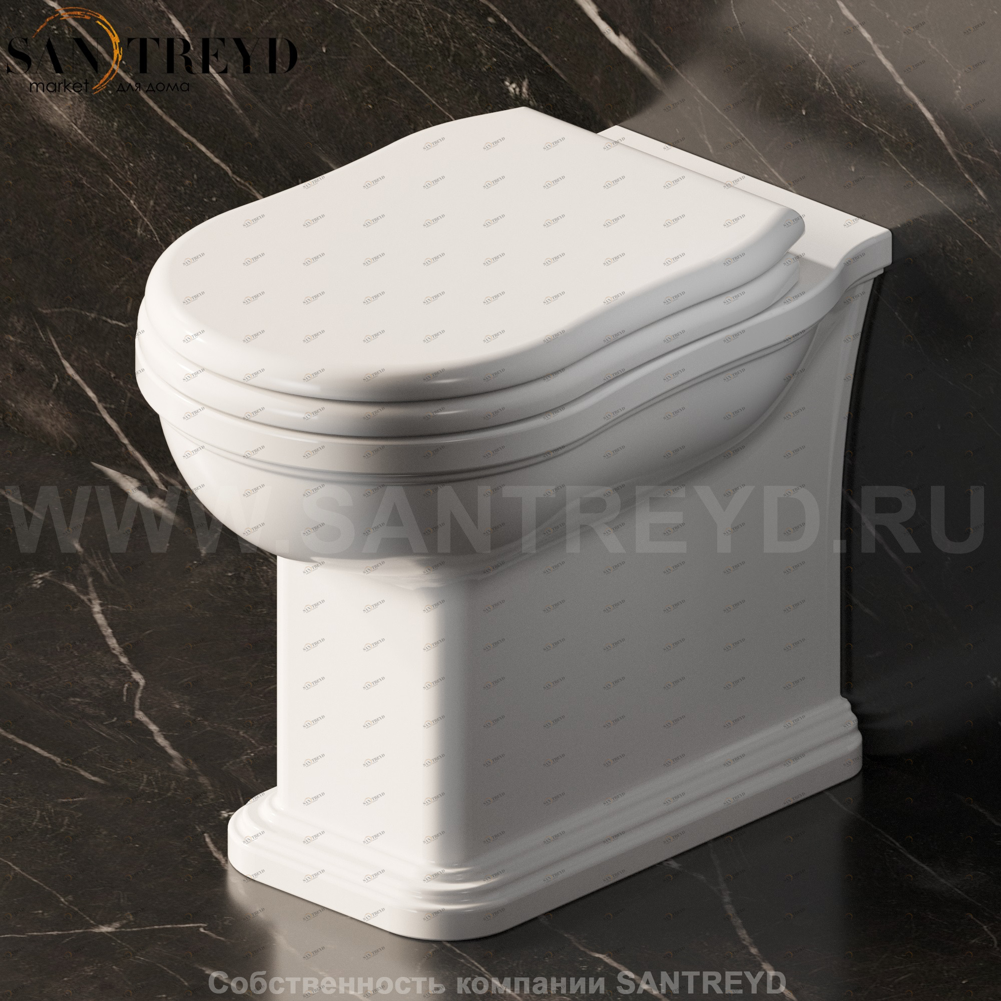 EF1179016 Приставной унитаз напольный Белый Ceramica Flaminia Efi Италия