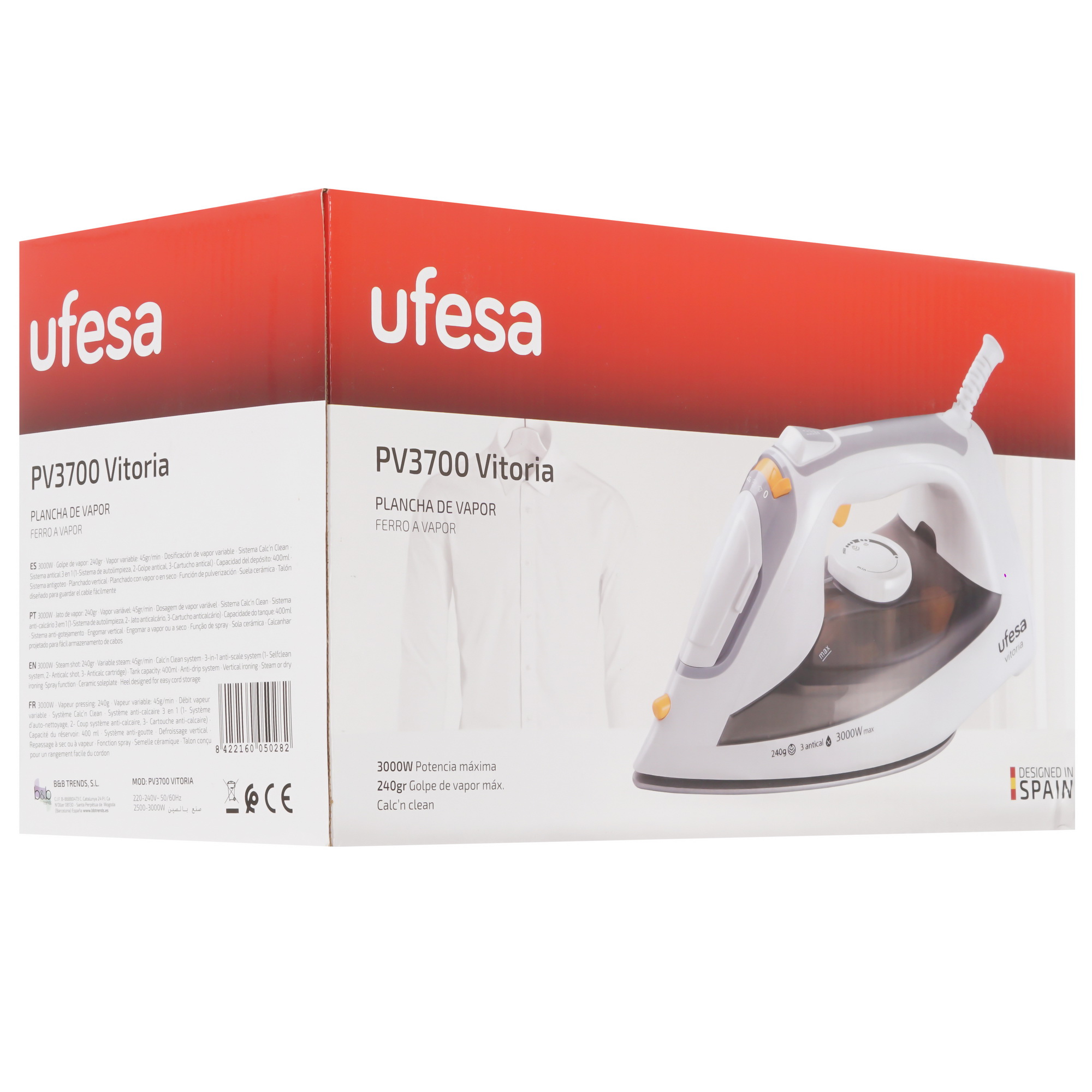 9140845 Утюг Ufesa PV3700 VITORIA белый STDN-0090548 - Вид №7