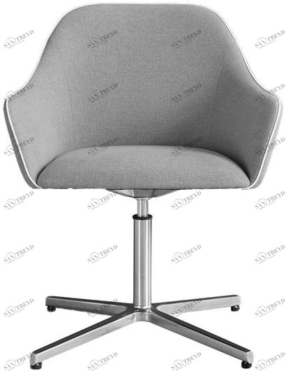 Grado Design Вращающееся кресло из ткани с 4 спицами и подлокотниками Lord Lod-ch-09-4s