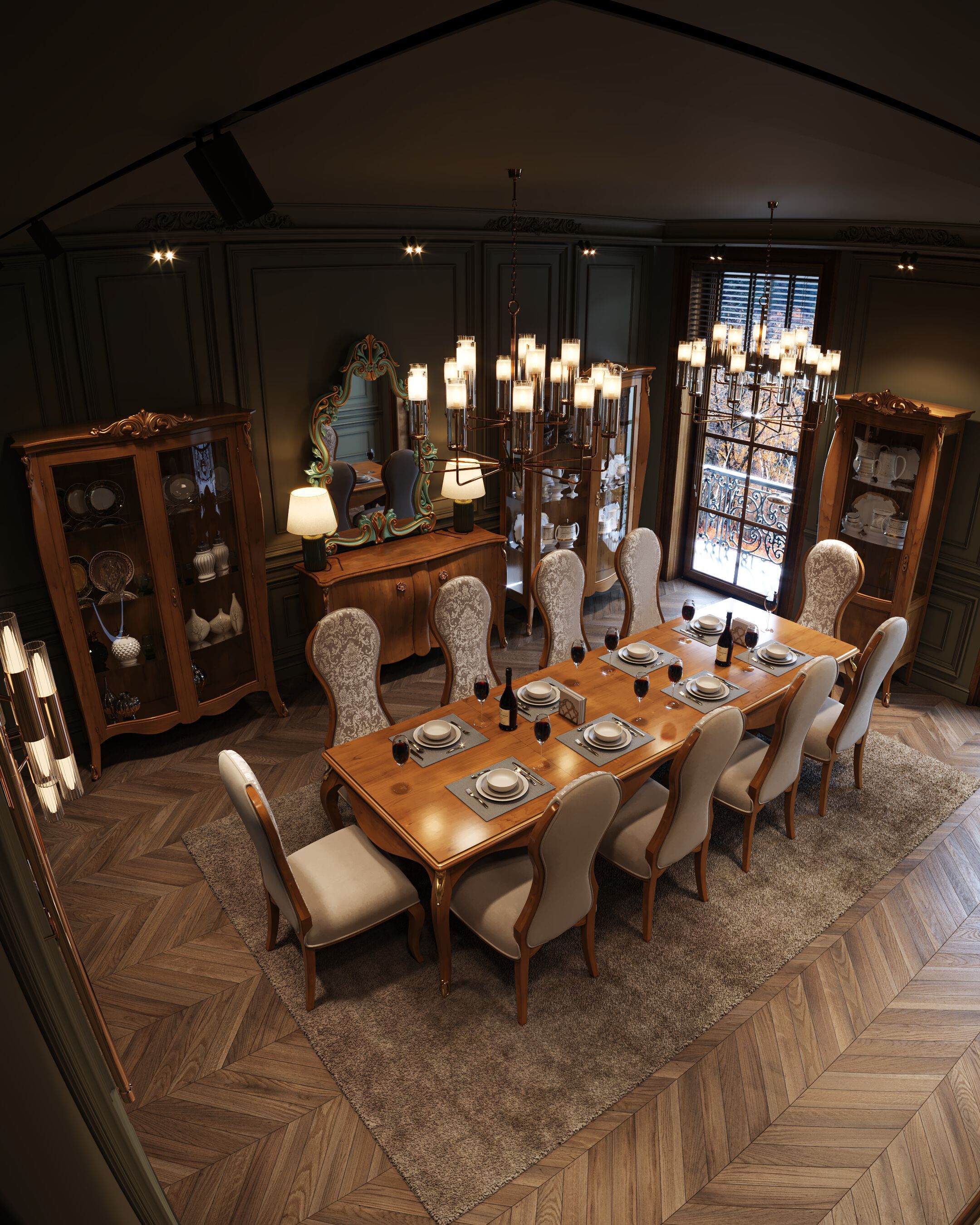 Деревянный выдвижной прямоугольный стол CASA +39 очарование ARCH-00029247 - Вид №1