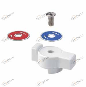 Carlo Poletti A32920ABI Ручка для коллекторов с регулировочным клапаном 