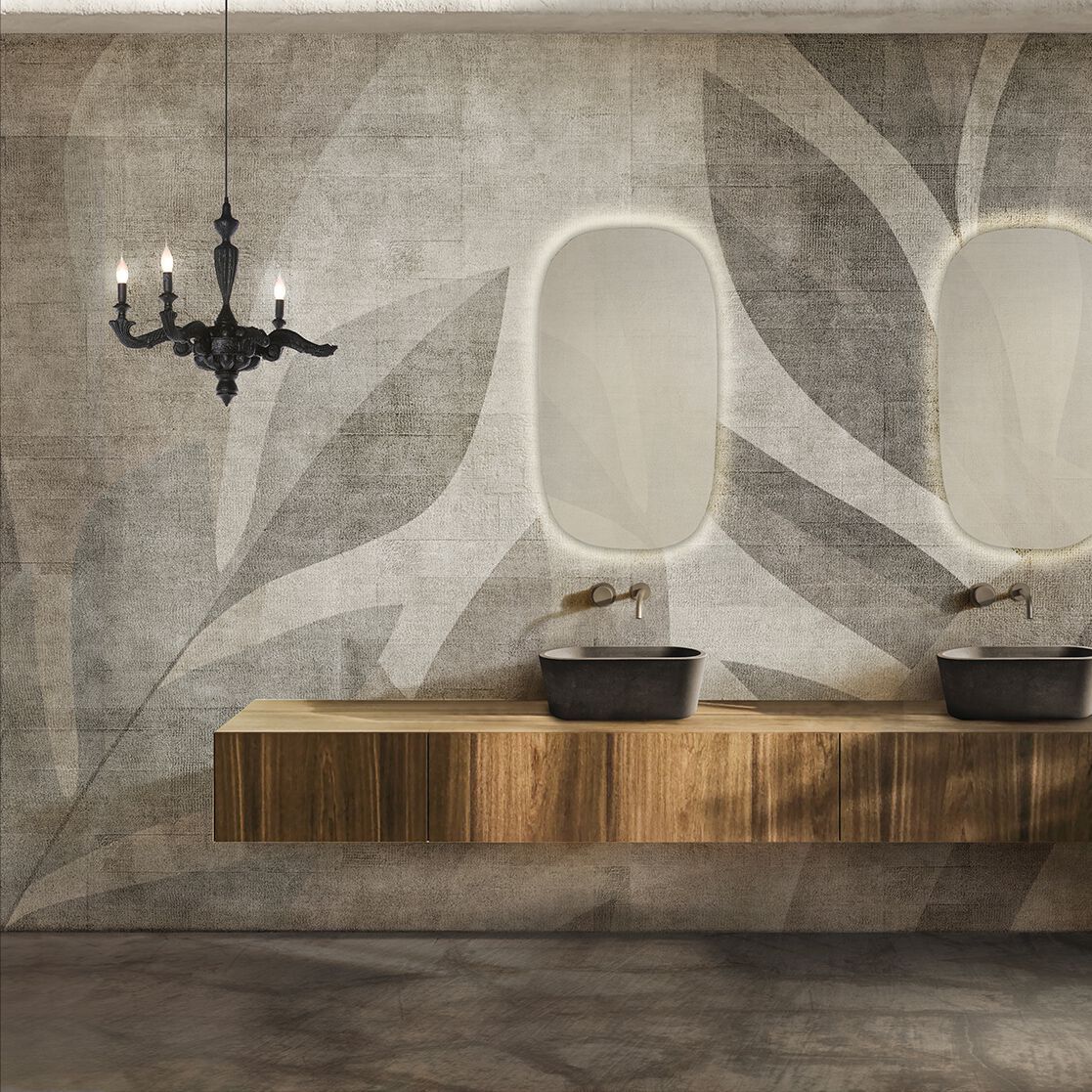 Обои с рисунком N.O.W. Edizioni CONCRETE / TRAME NATURALI ARCH-00047780 - Вид №1