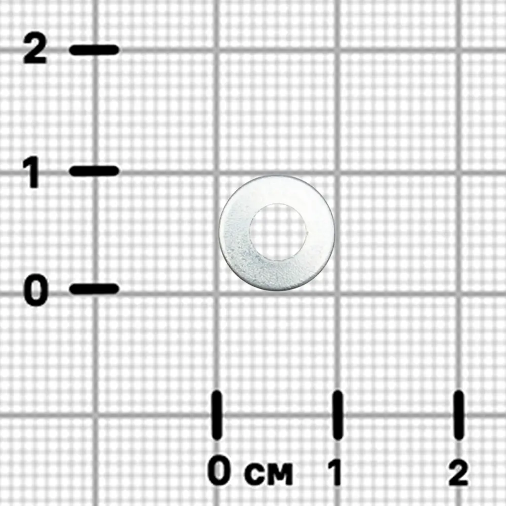 Шайба плоская DIN 125 М4 оцинкованная 120 шт в упаковке 89397064 Santreyd STLM-1582667 - Вид №1